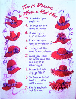 red hat society pictures