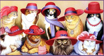 red hat society quilt